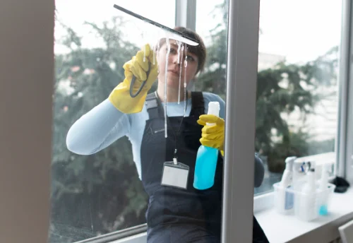 Nettoyage de vitres intérieures et extérieures au Tholy